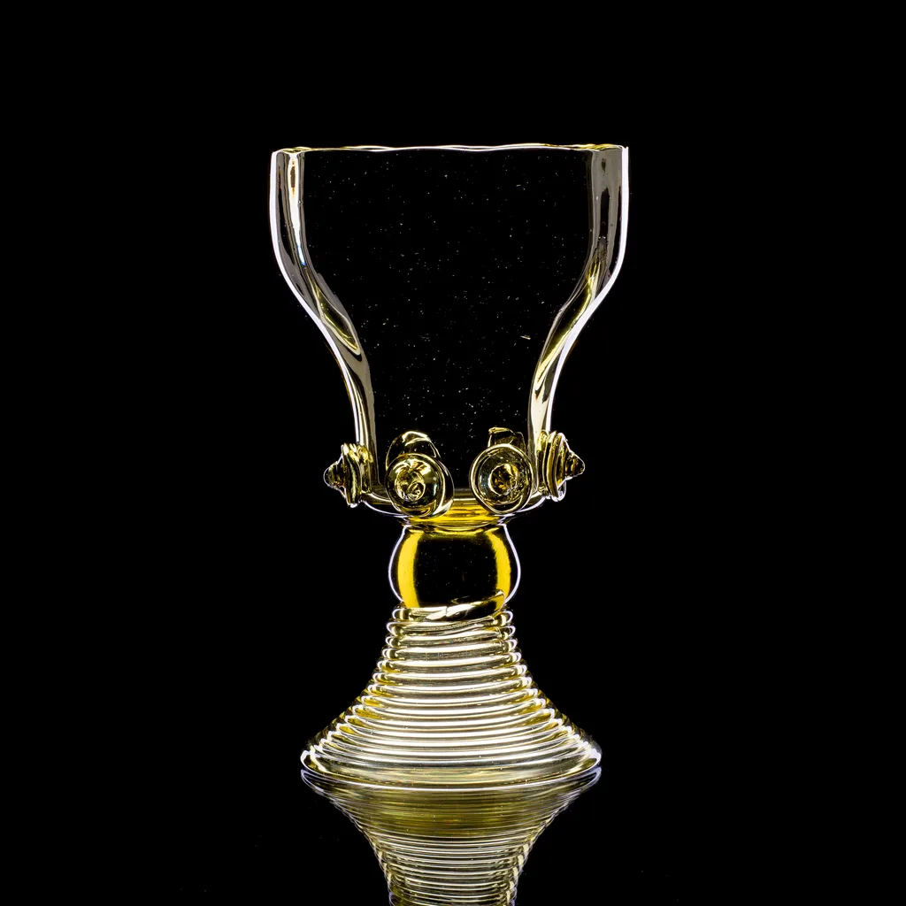 Wulflund King Arthur Medieval Glass Goblet - Thumbnail 4