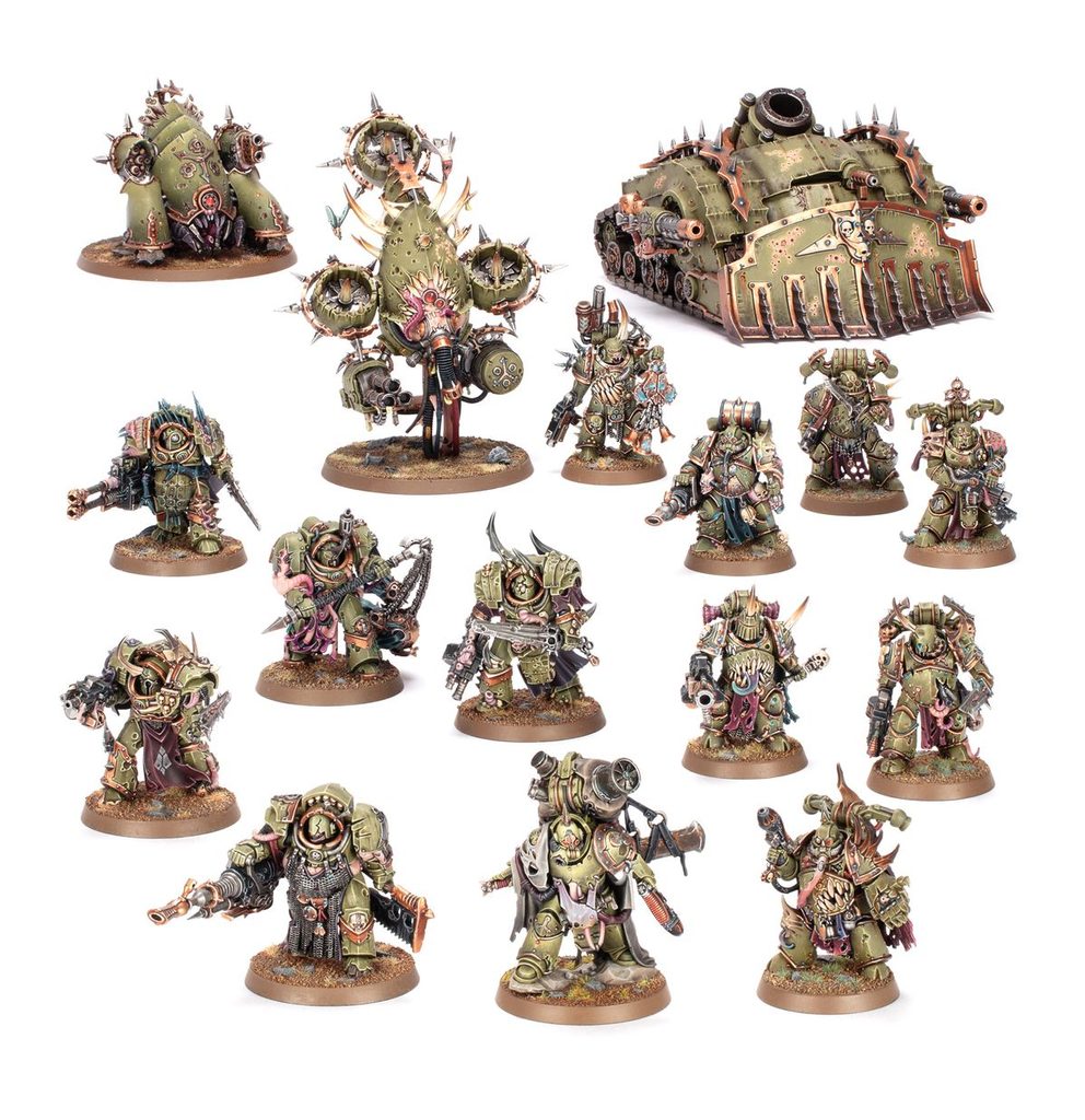 ウォーハンマー40k デスガードバトルフォースPoxwrought Vector 40k Poxwrought Vector Death Guard Battleforce Box: Review