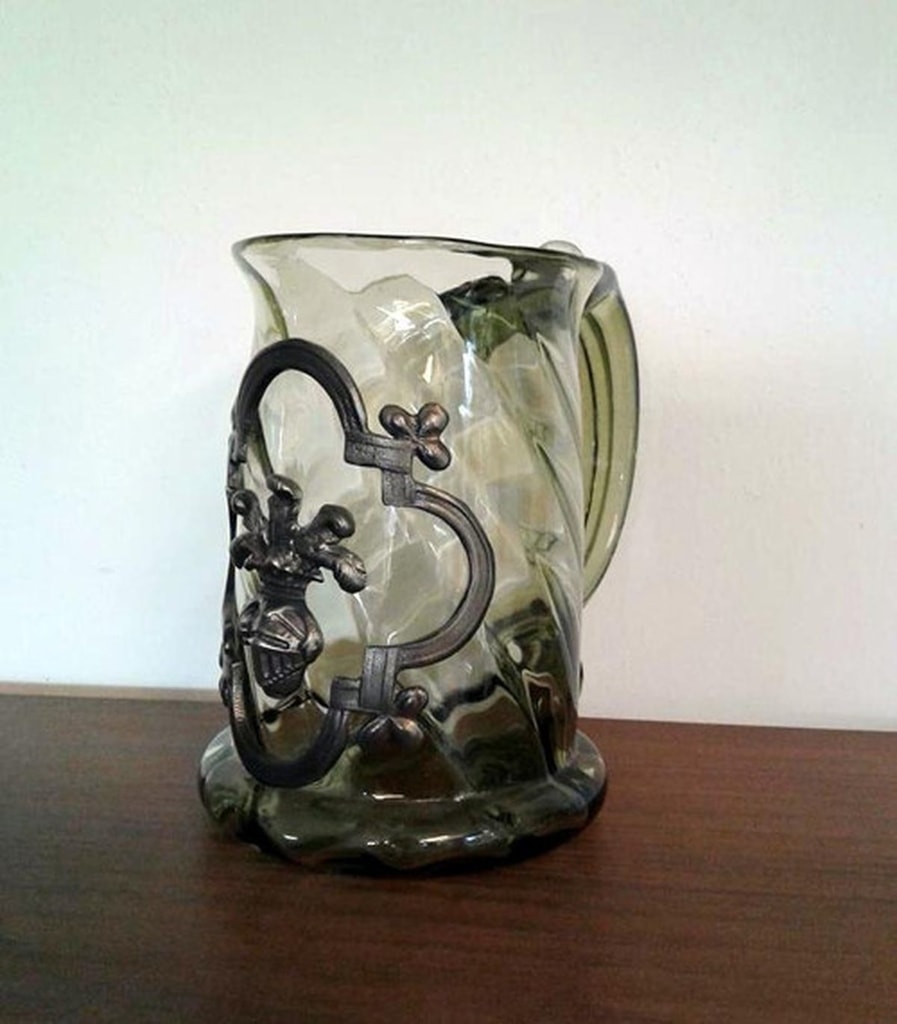Beer Mug With Gothic Decoration Forrest Glass Wulflund Com