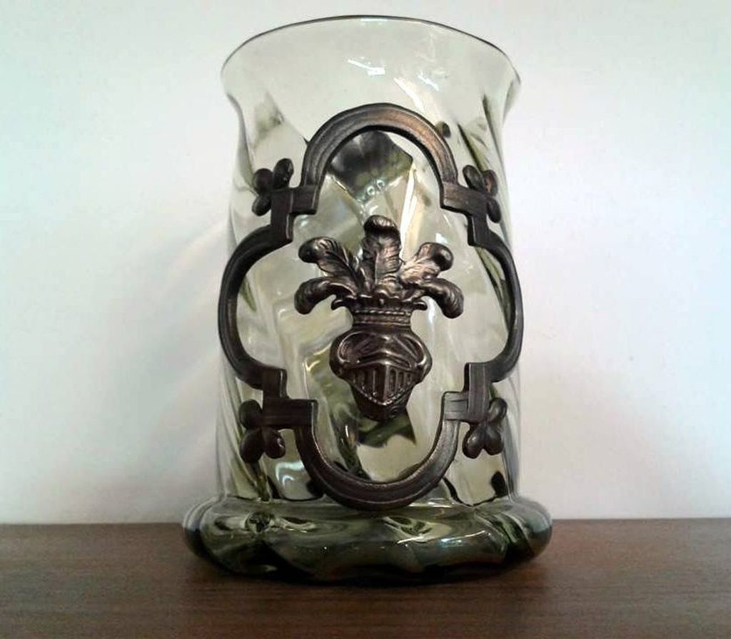 Beer Mug With Gothic Decoration Forrest Glass Wulflund Com
