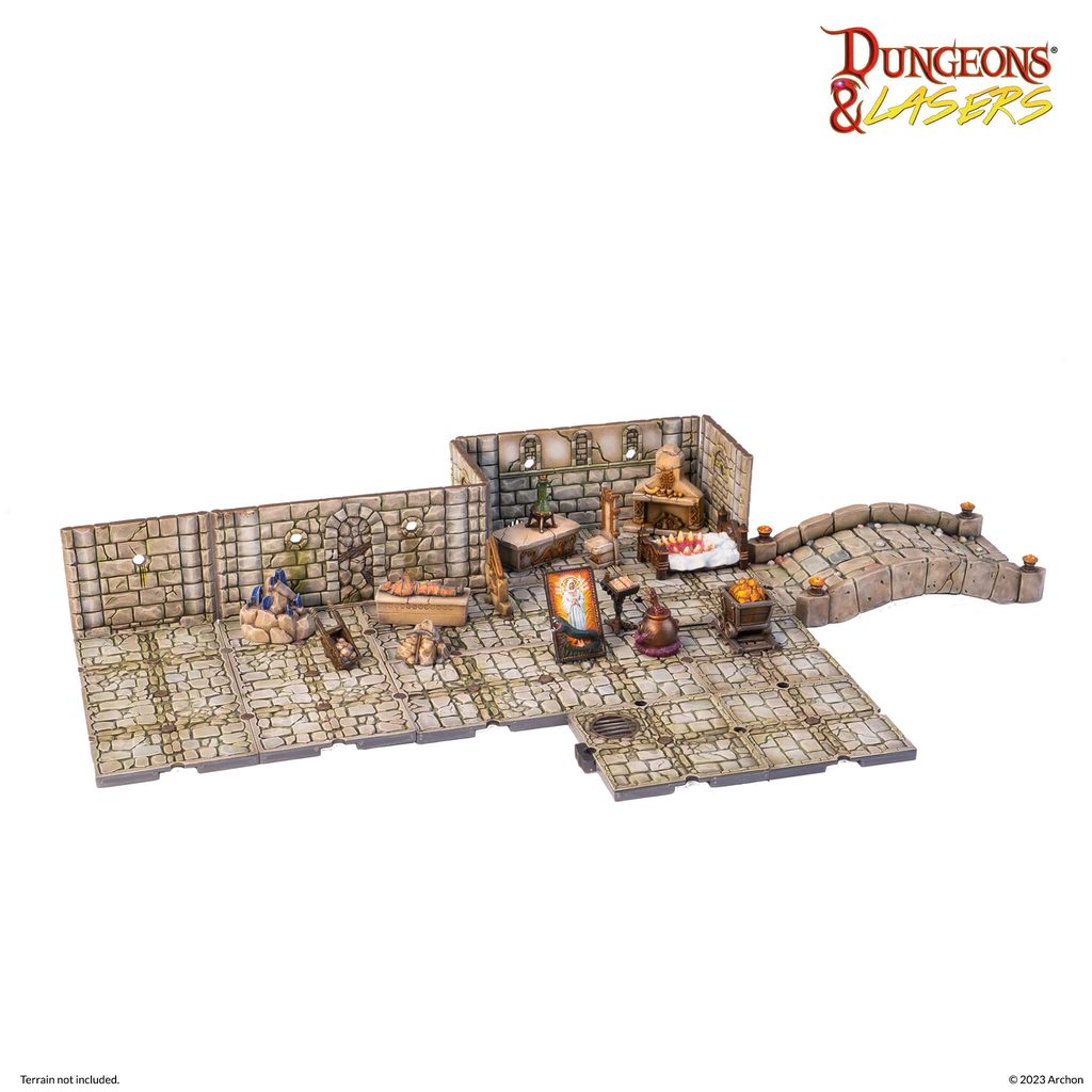 Dungeons & Lasers PrismaCast Pre-Painted: Chambers Of Torment