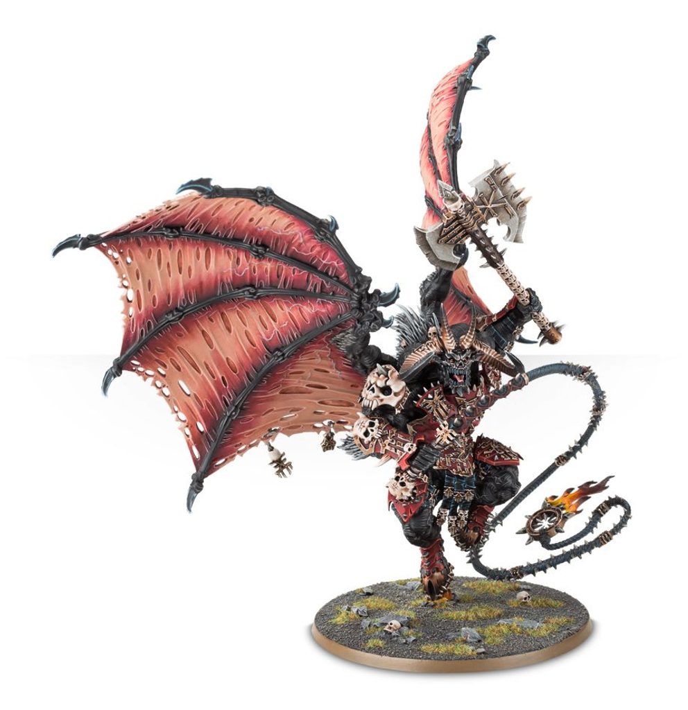 Warhammer 40k a AOS Daemons Of Khorne Bloodthirster Wulflund