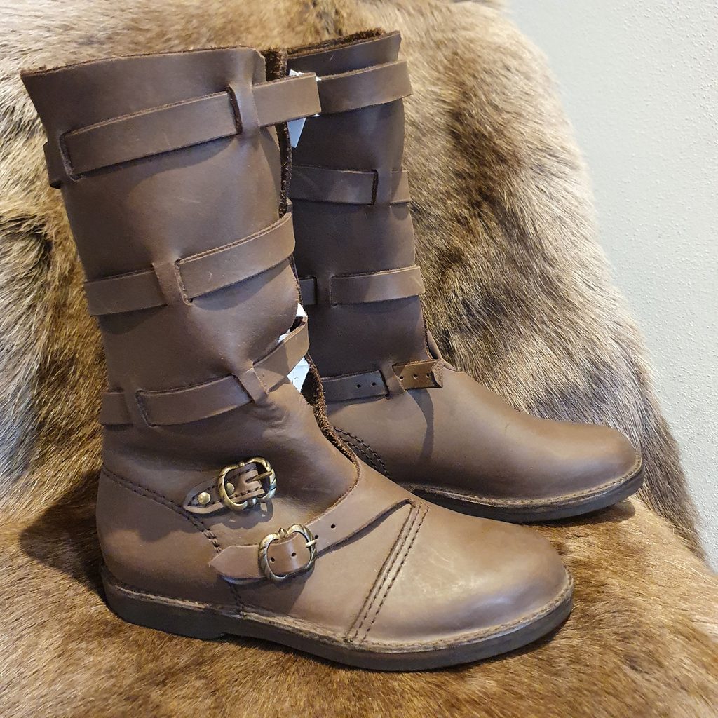 Bottes Médiévales Pour Homme – Style Rétro, Cuir Souple, Rembourrées, Pour Cosplay, Festival, Moto, Déguisement