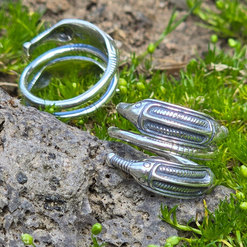 SCANDINAVIAN RING, Nordrup - Ringsted, Denmark, silver 925