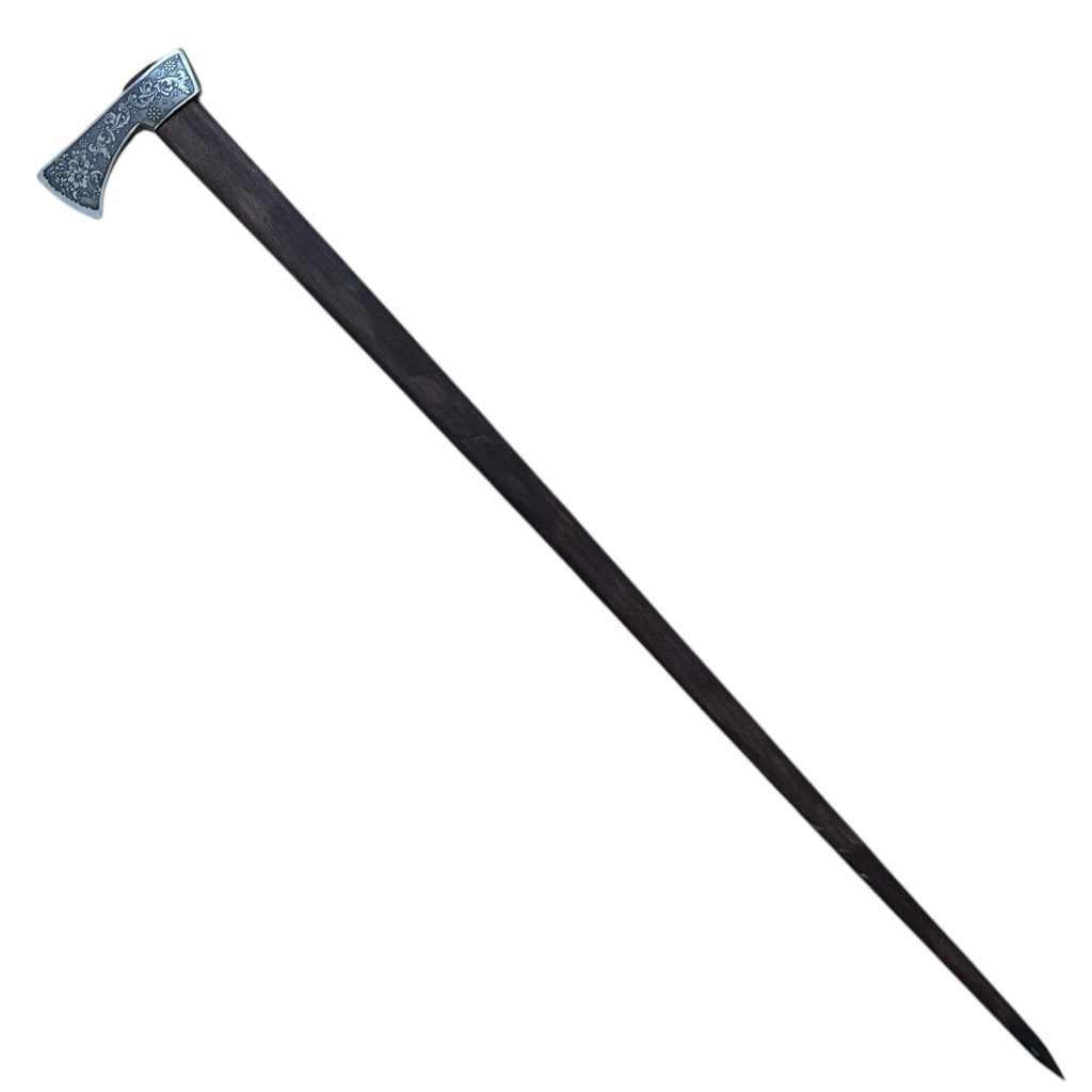FLORA VALASKA traditional forged Carpathian Axe - etched Wulflund