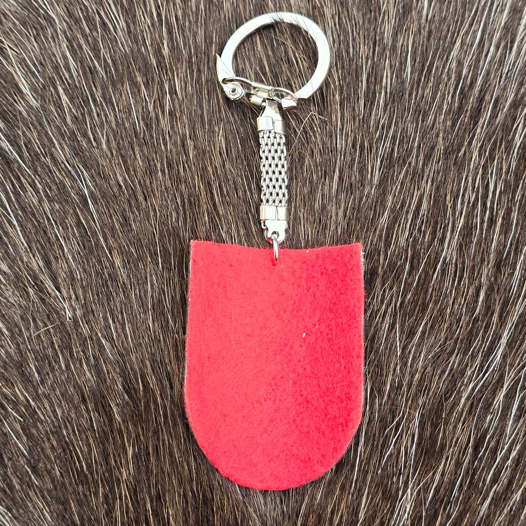 BOHEMIA, MEDIEVAL SHIELD, key ring, metal, handmade Wulflund