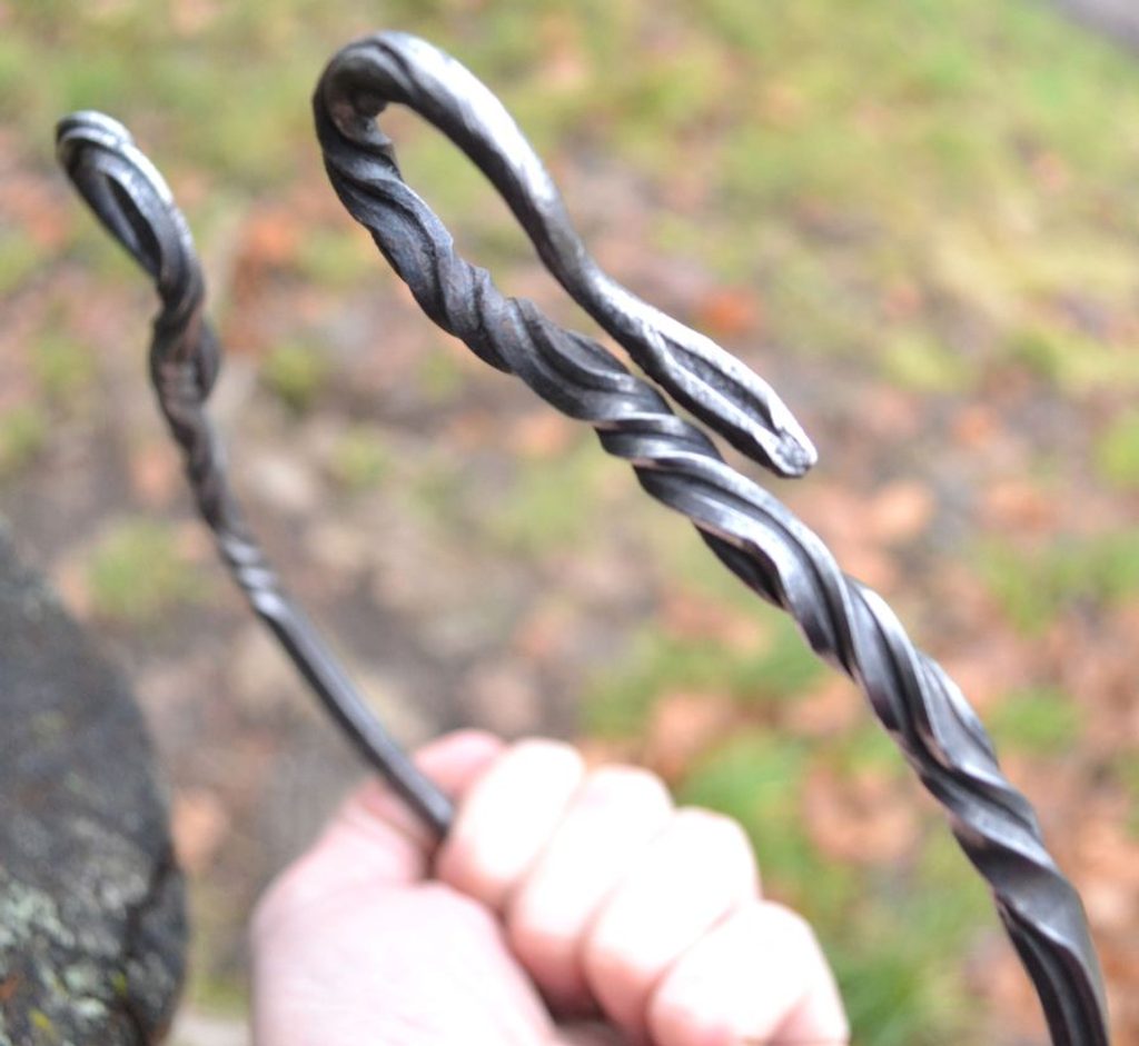 SNAKE, hand forged torc Forged jewelry Jewellery Wulflund