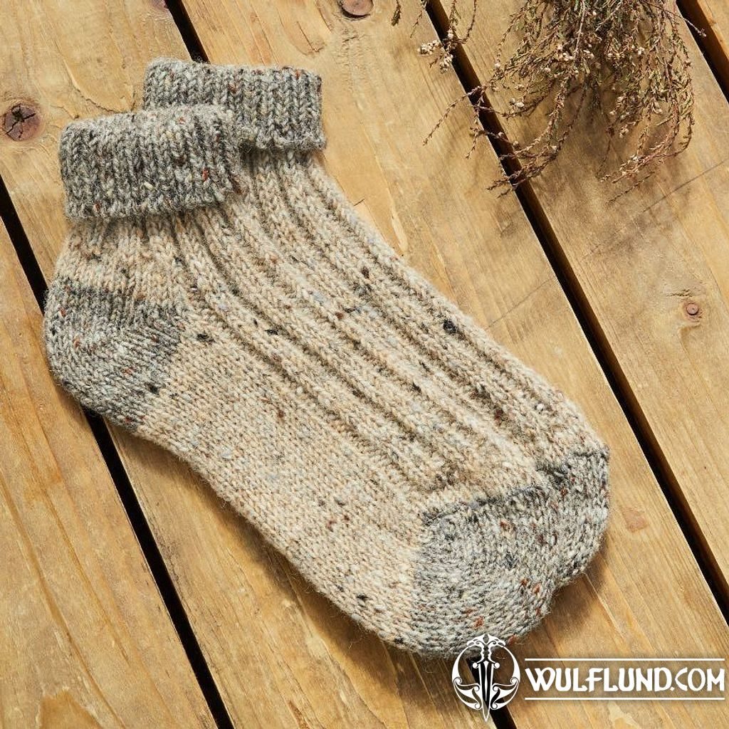 Adults Turn Down Ankle Sock, Ireland Irish woolen socks, Donegal Woolen