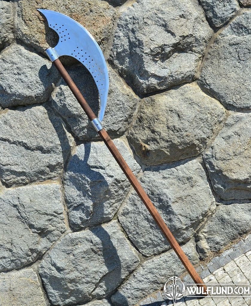 BARDICHE, two handed war axe axes, poleweapons Weapons - Swords, Axes,  Knives - wulflund.com