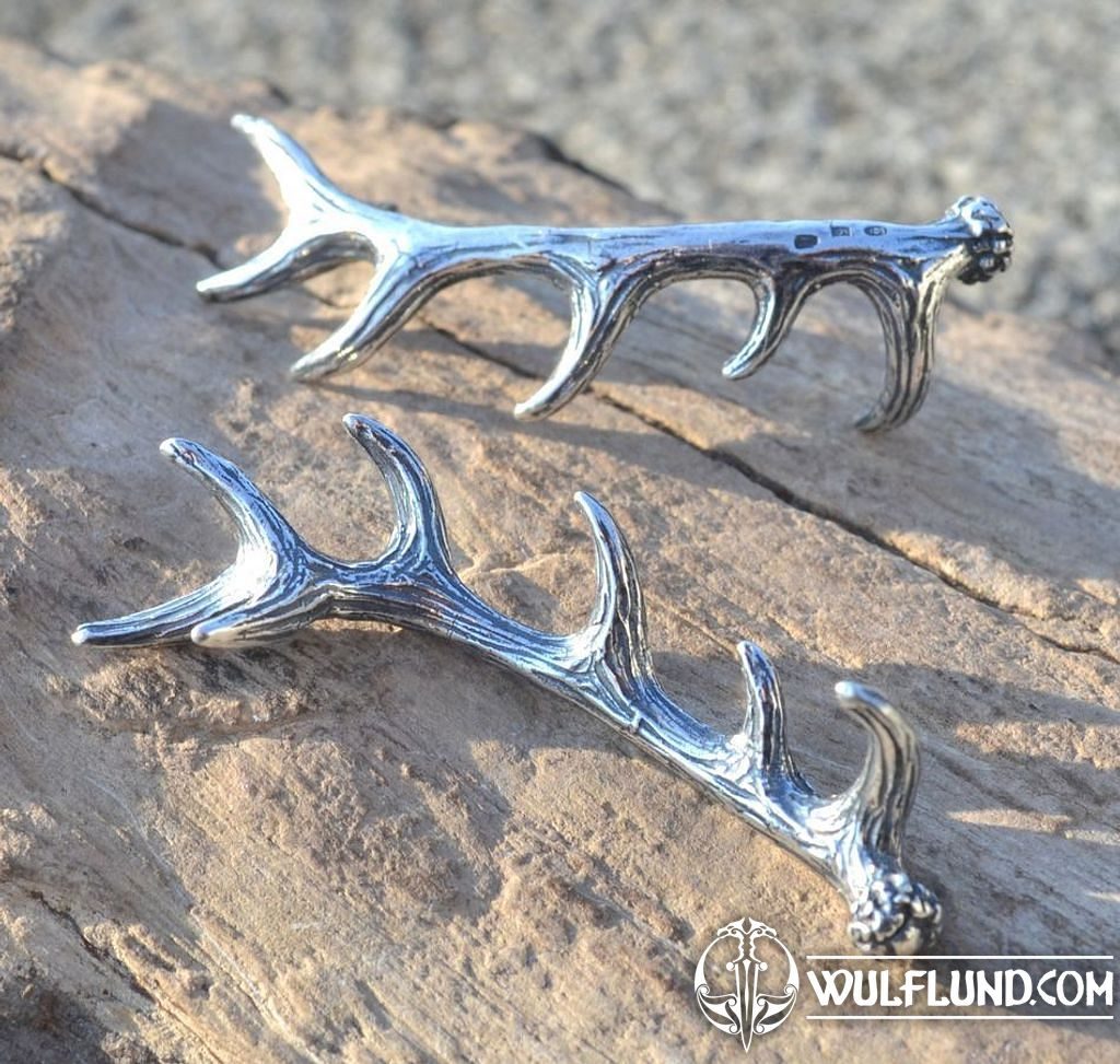 DEER ANTLER, pendant, sterling silver Mystica silver collection - pendants  silver jewels, Jewellery - wulflund.com