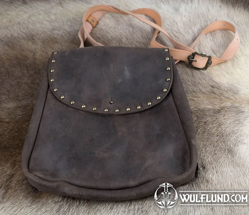 Leather Pilgrim Bag, after Eduard Wagner, 14.-15. Century aumônières, sacs  et bourses Cuir : produits et outils - wulflund.com