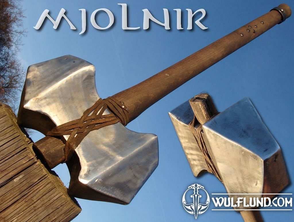 THORs HAMMER, battle axes, - Swords, Axes, Knives - wulflund.com