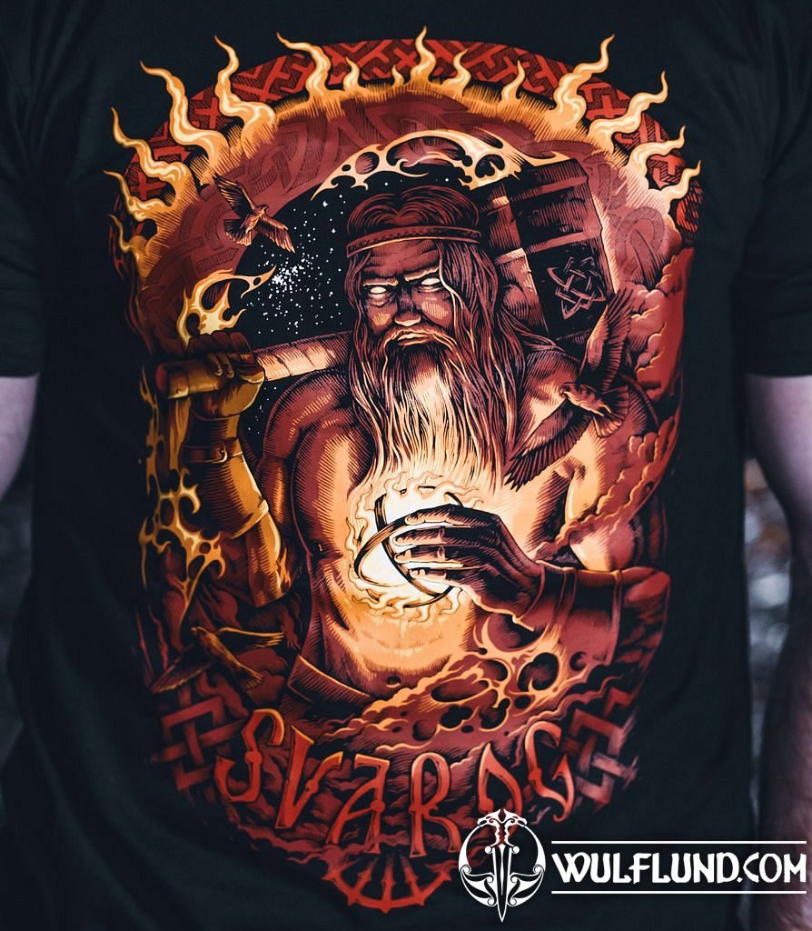 SVAROG Heavenly Blacksmith, Slavic God of Fire men's t-shirt colored Naav  trička pohanská, Naav fashion T-SHIRTS, Boots - Rock Music - wulflund.com