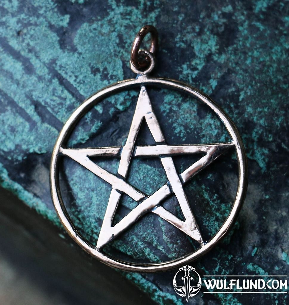 PENTACLE - Pentagram, pendant, bronze magical amulets amulets and  talismans, Jewellery - wulflund.com