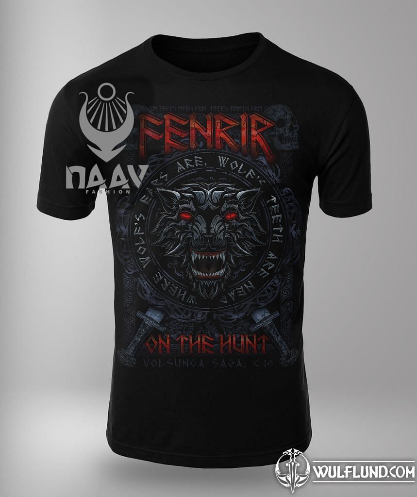 FENRIR ON THE HUNT red, Men's Viking T-Shirt Naav Pagan T-Shirts Naav  fashion T-shirts, Boots - wulflund.com