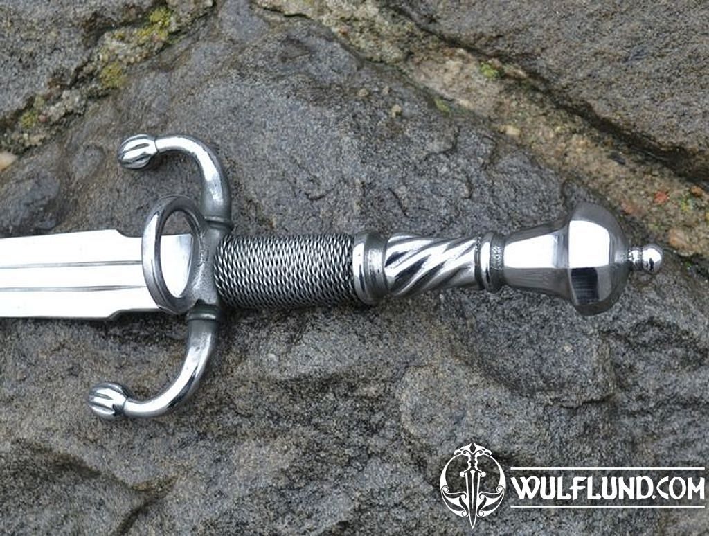 RENAISSANCE DAGGER WITH RING, wire handle, battle ready copy swordfight daggers  daggers, Weapons - Swords, Axes, Knives - wulflund.com