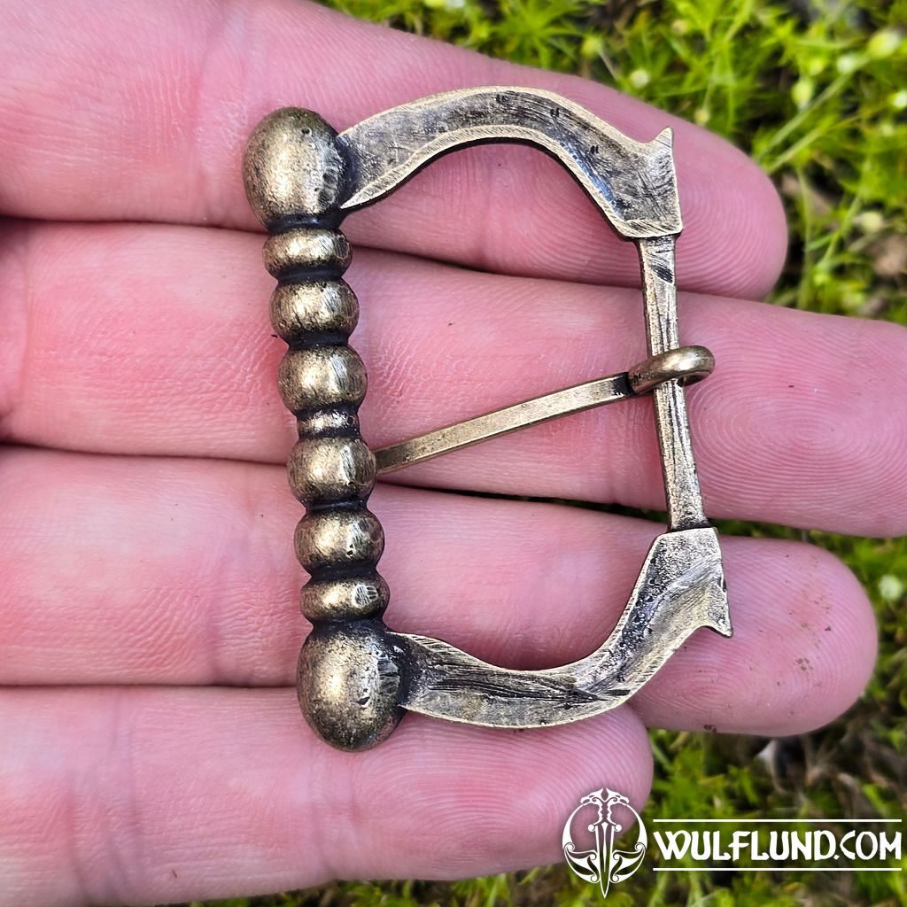 MEDIEVAL BELT BUCKLE 1250 1350 zinc old brass