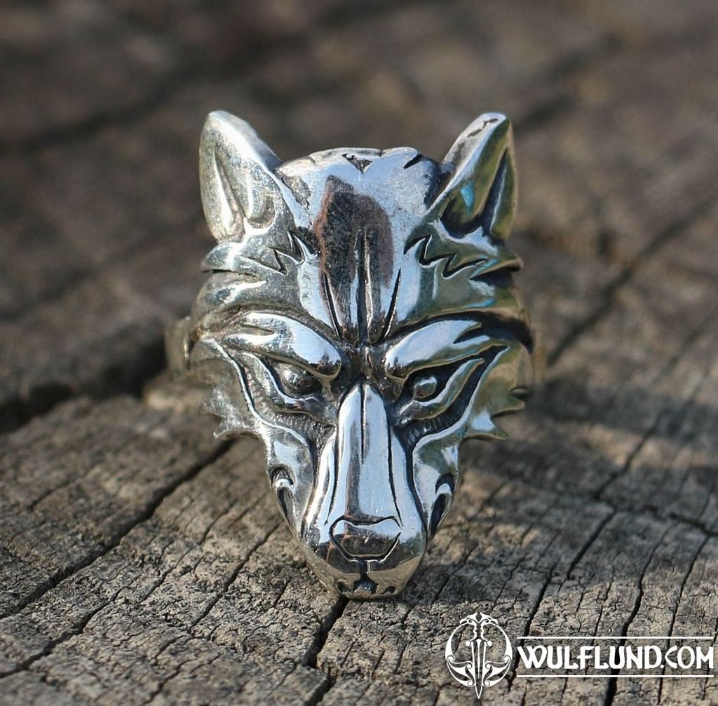 Wolf Witcher Ring Silver - wulflund.com