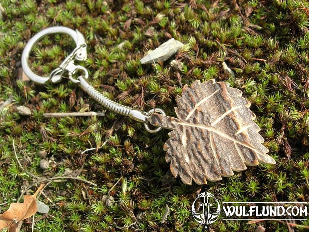 Lime Leaf Key Ring Or Amulet Wulflund Com