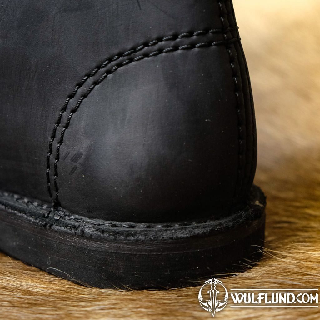 Viking chaussures - Hedeby, noir Chaussures viking et slaves chaussures et  bottes, Costumes, chaussures - wulflund.com