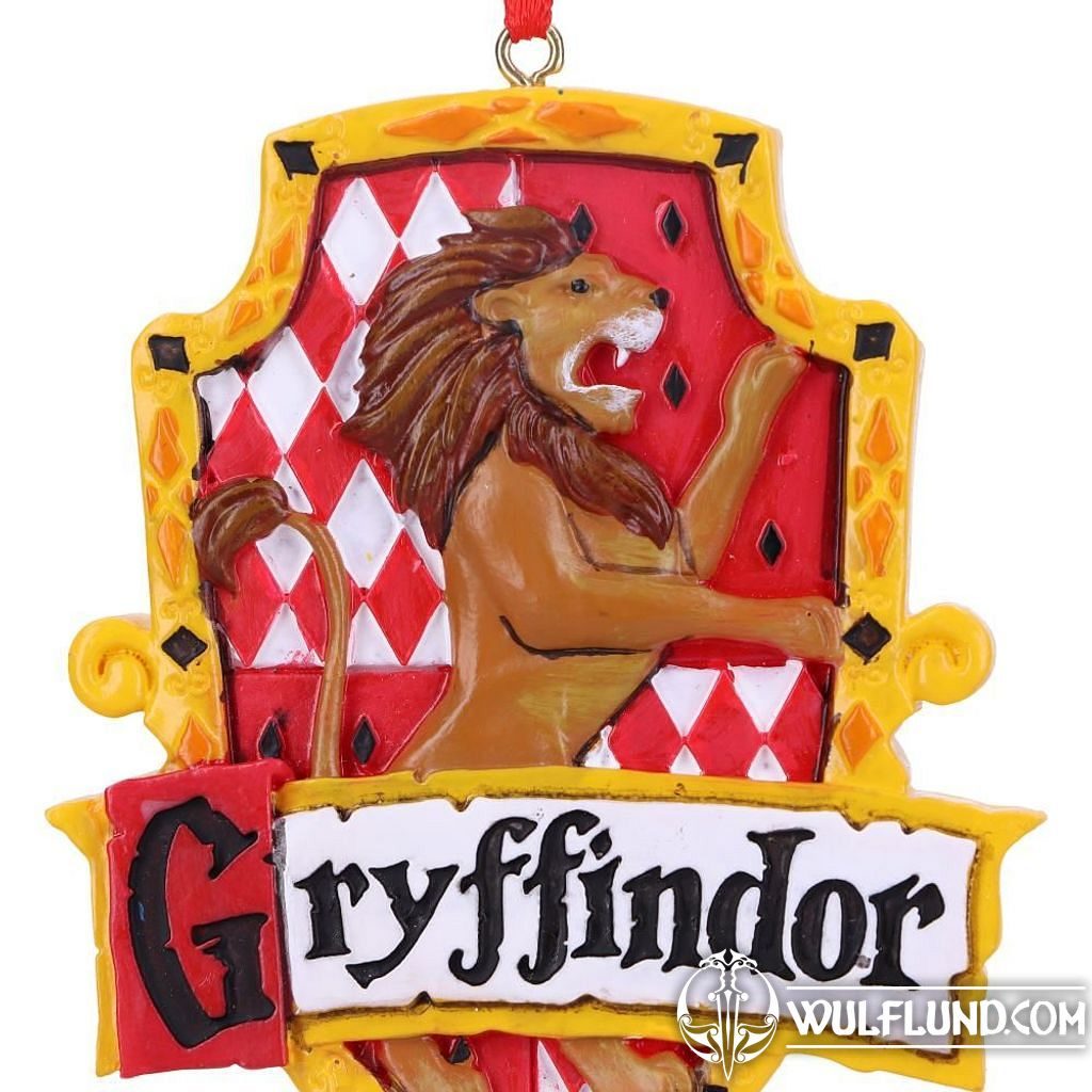Harry Potter Gryffindor Crest Hanging Ornament 8cm figures, lamps, cups  Pagan decorations - wulflund.com