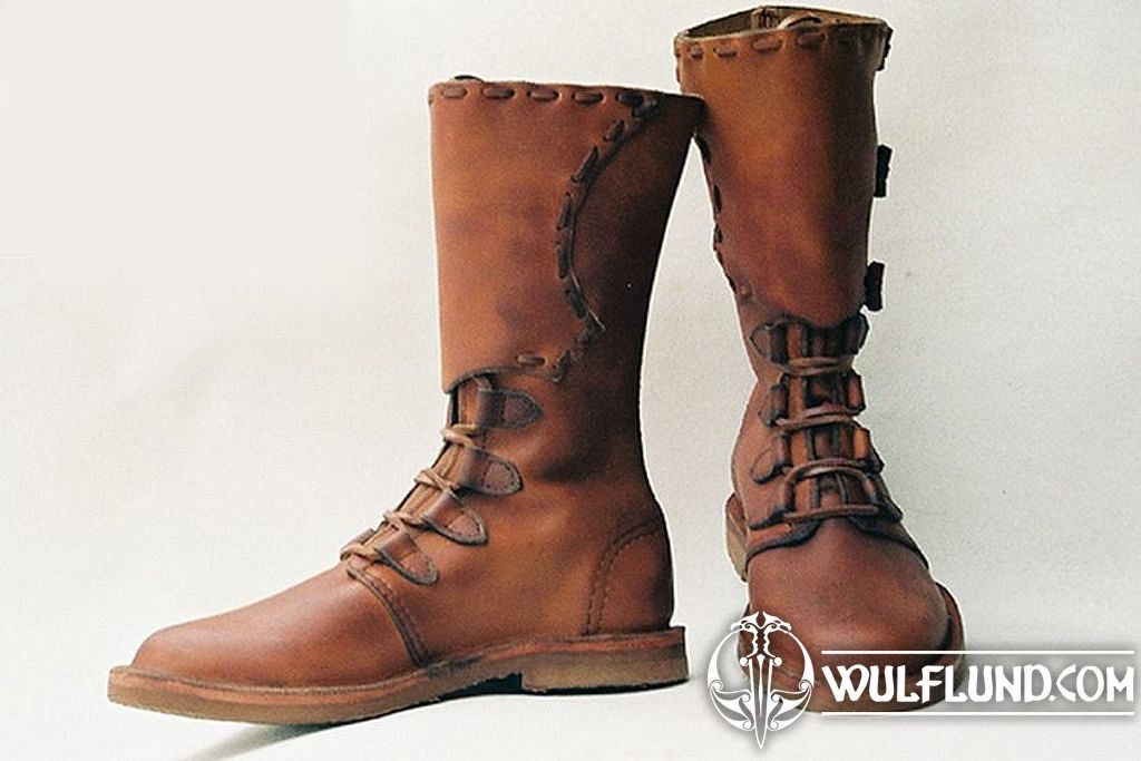mens leather viking boots
