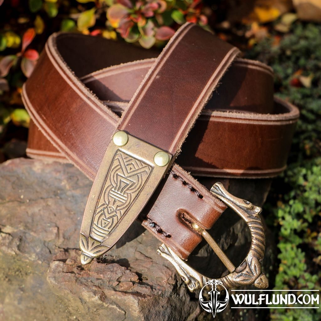 SLEIPNIR, Ceinture viking en cuir ceintures en cuir Cuir : produits et  outils - wulflund.com