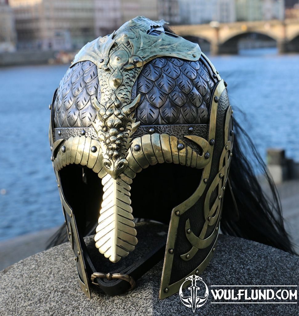 WYVERN, dragon, fantasy helmet - wulflund.com
