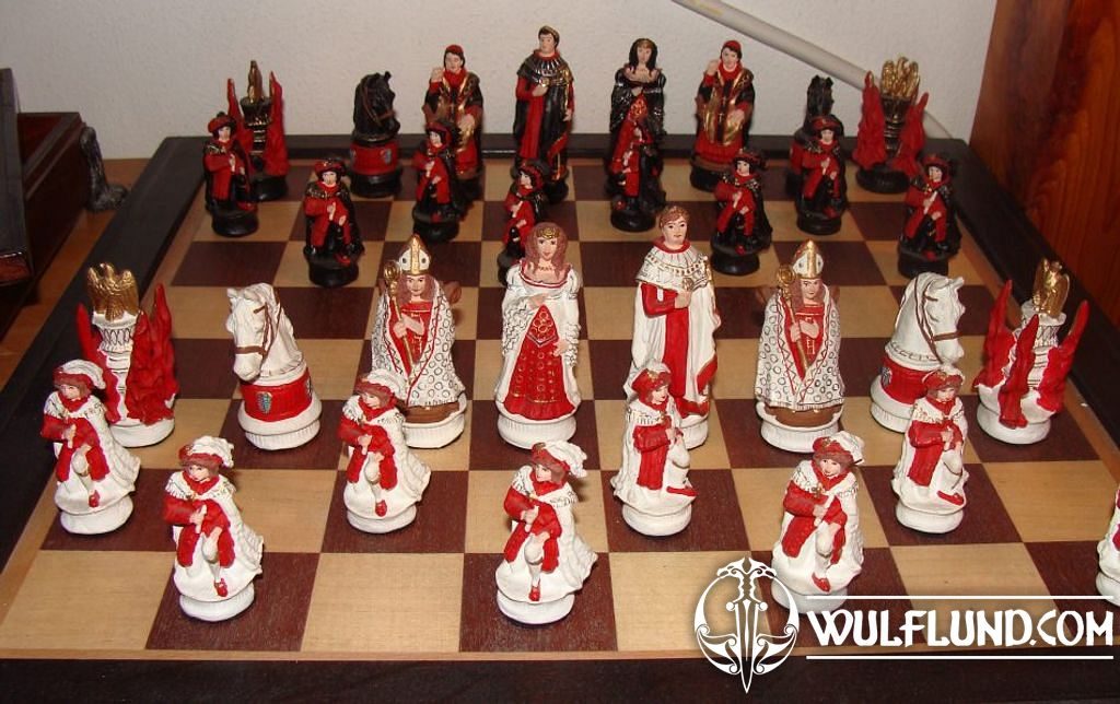 Chess Queen Wall Vinyl Decal Set of Pieces King Knight Bishop