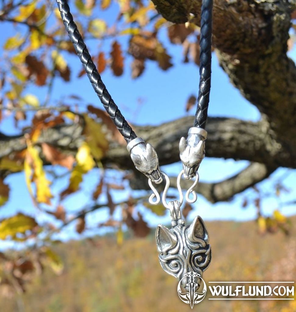 FENRIR Viking Wolf, necklace, sterling silver 925 - wulflund.com