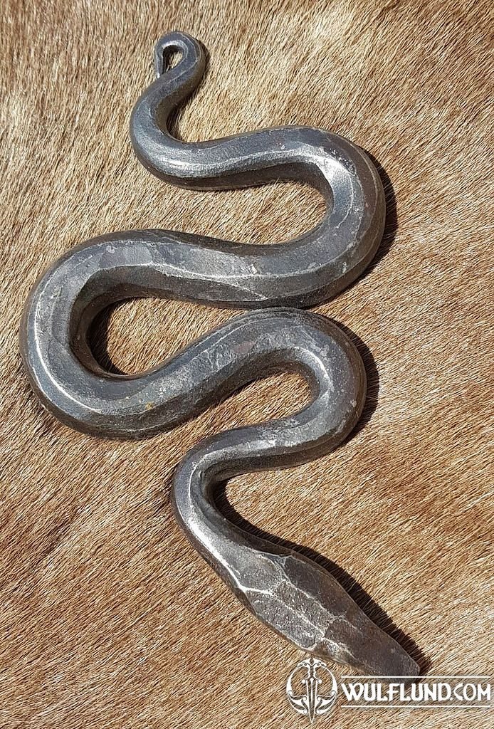 Forged Serpent, figurine forged products Smithy Works, Coins - wulflund.com