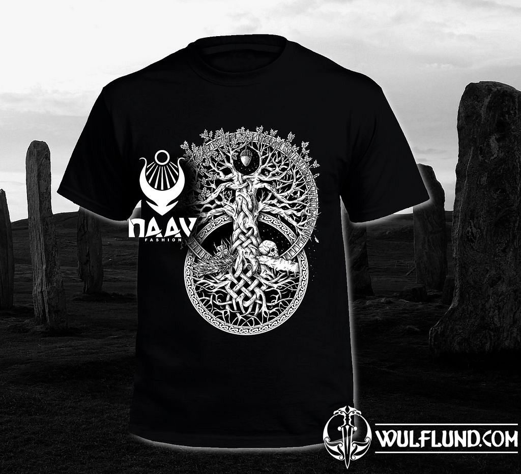 TREE OF LIFE, T-Shirt, black, Naav Naav Pagan T-Shirts Naav fashion T ...