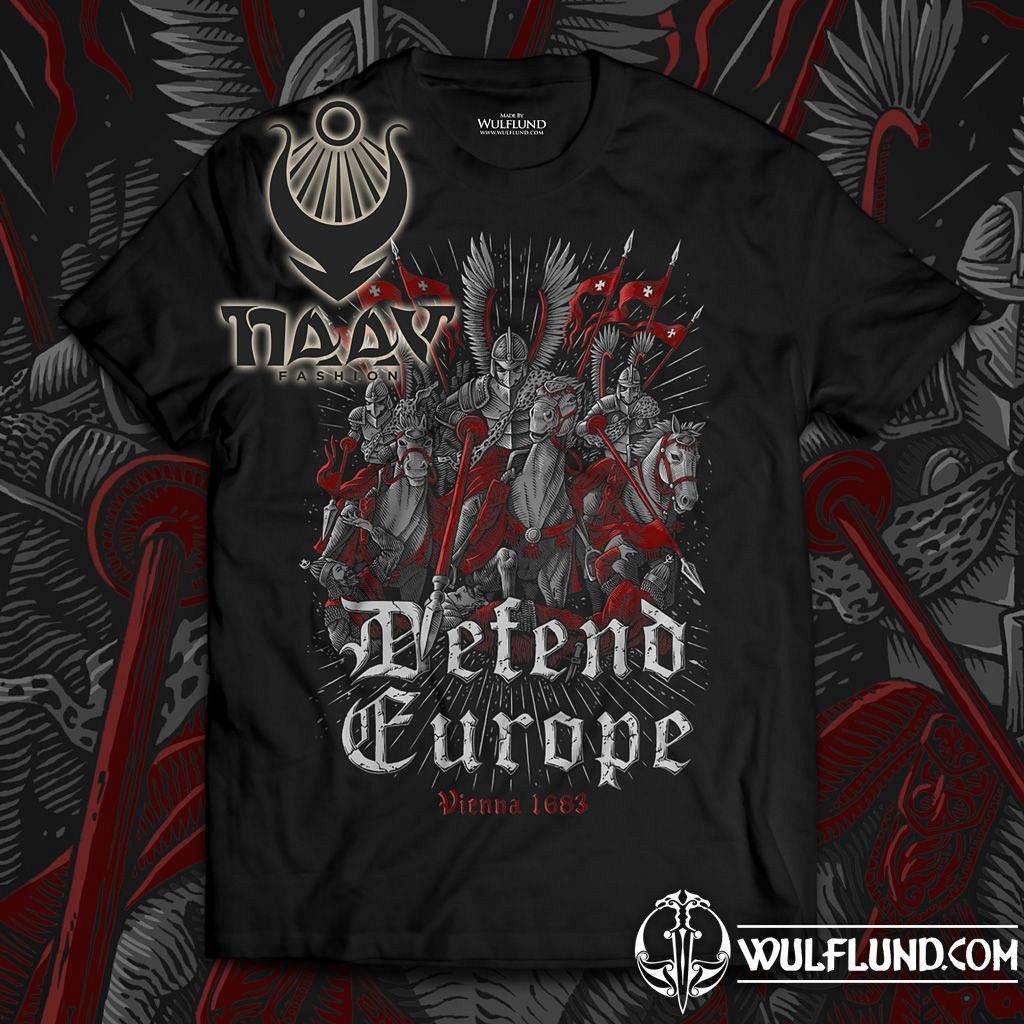 DEFEND EUROPE - Polish Hussars 1683, men's T-shirt Naav Pagan T-Shirts Naav  fashion T-shirts, Boots - wulflund.com