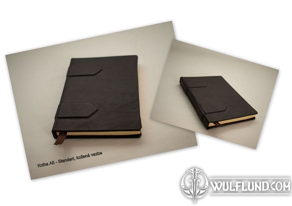 BOOK IN LEATHER CASE, A5, 100 pages - wulflund.com