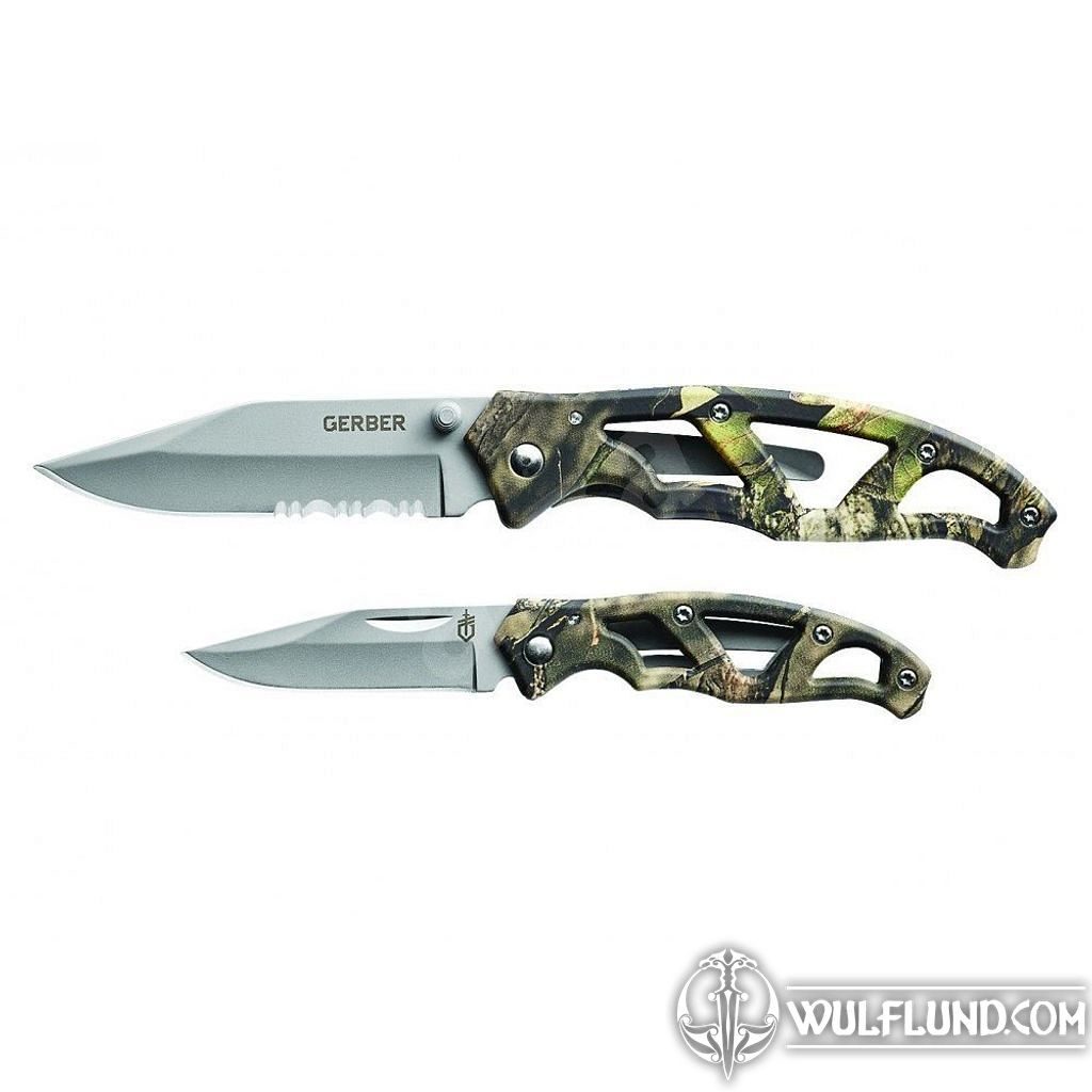 KNIFE Gerber set Paraframe Combo,Mossy Oak knives - outdoor knives -  outdoor, survival, Survival, Bushcraft We make history come alive!