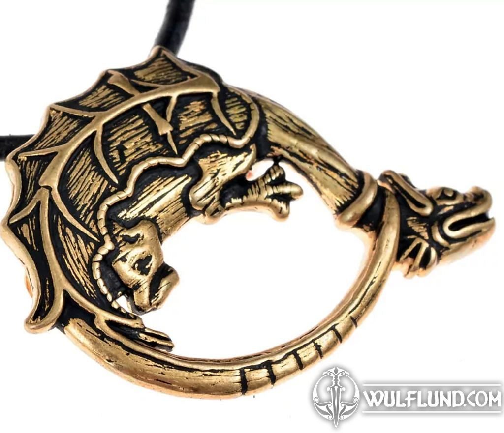 Order of the Dragon bronze pendant Pendants Bronze jewellery Jewellery Wulflund