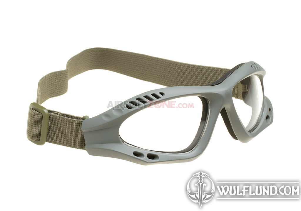 Combat Goggles Clear, Invader Gear, vert lunettes - airsoft