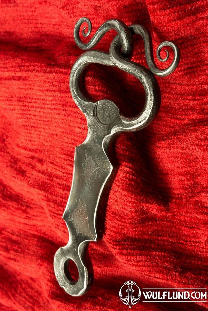 Rams Head Hand Forged Iron Beer Bottle Opener by Evvy 