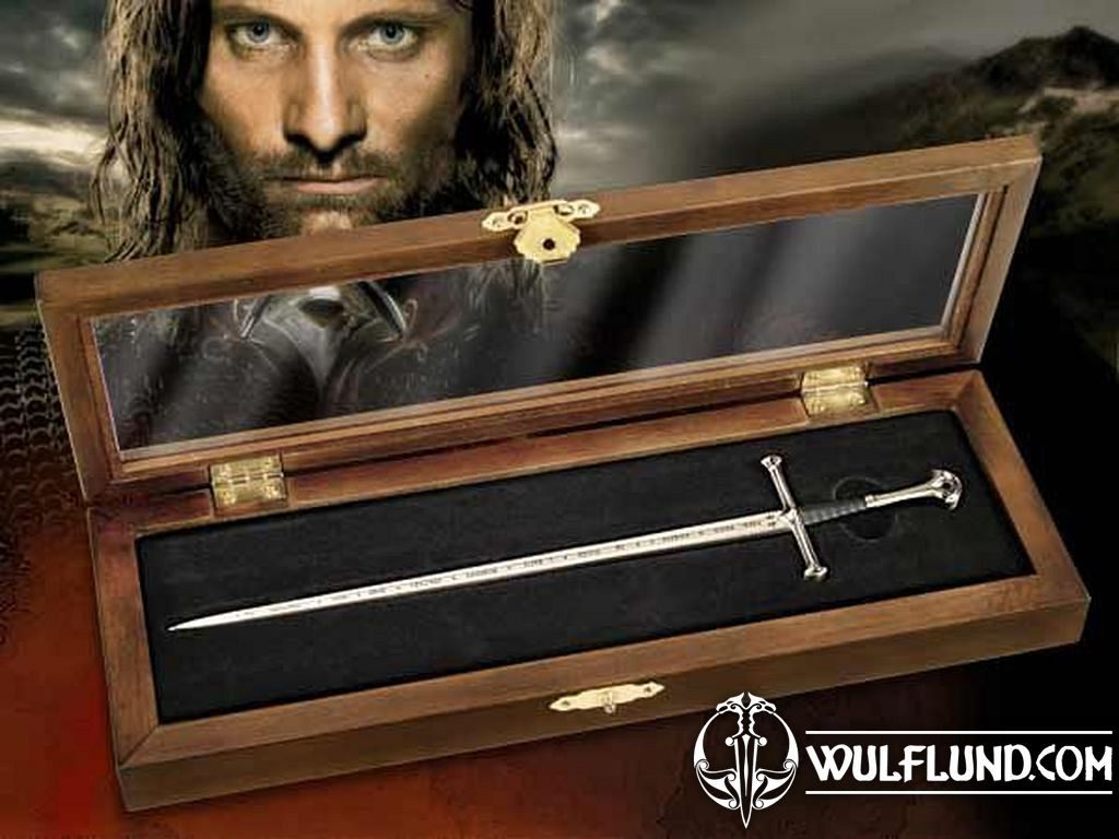 Lord of the Rings - Anduril, letter opener LORD OF THE RING Licensed Merch  - films, games - wulflund.com