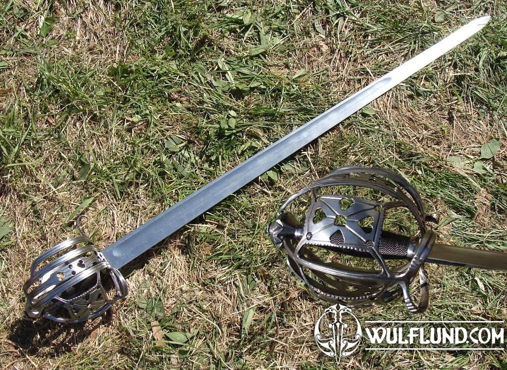 Scottish Basket Hilt Sword, collectible replica renaissance swords,  rapiers, sabres swords, Weapons - Swords, Axes, Knives - wulflund.com