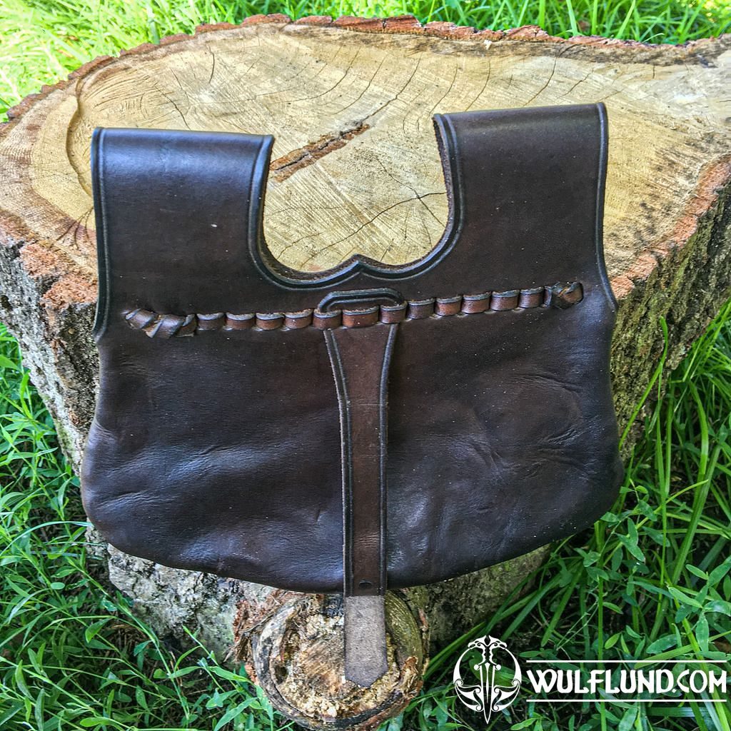 Medieval Leather Bag Classic – Folk Of The Wood