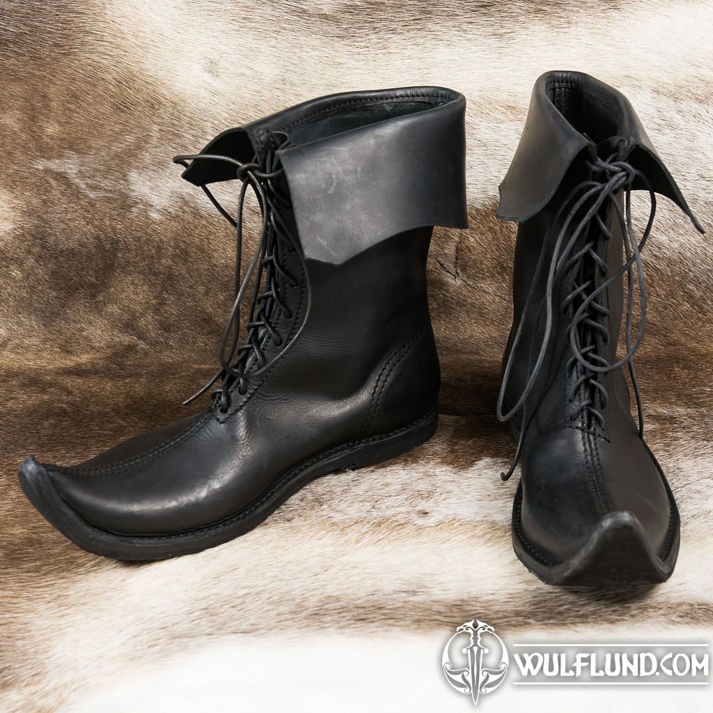 PRAGA, Mittelalter Schuhe, schwarz gotische Schuhe Schuhe und Stiefel,  Schuhe, Kleidung - wulflund.com