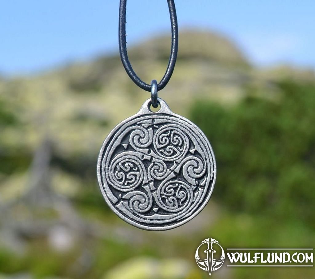Sterling Silver Celtic Knotwork Swirl Locket Pendant Jewelry