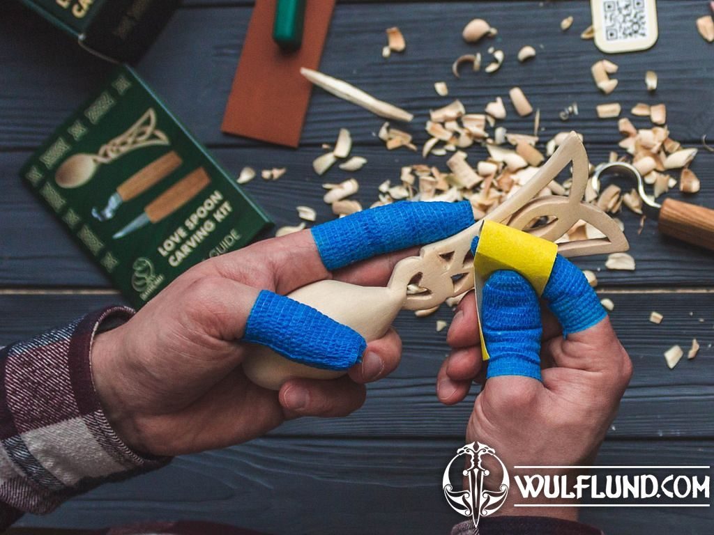 Celtic Spoon Carving Kit – Complete Starter Whittling Kit DIY04 forged  carving chisels Bushcraft, Living History, Crafts We make history come  alive!