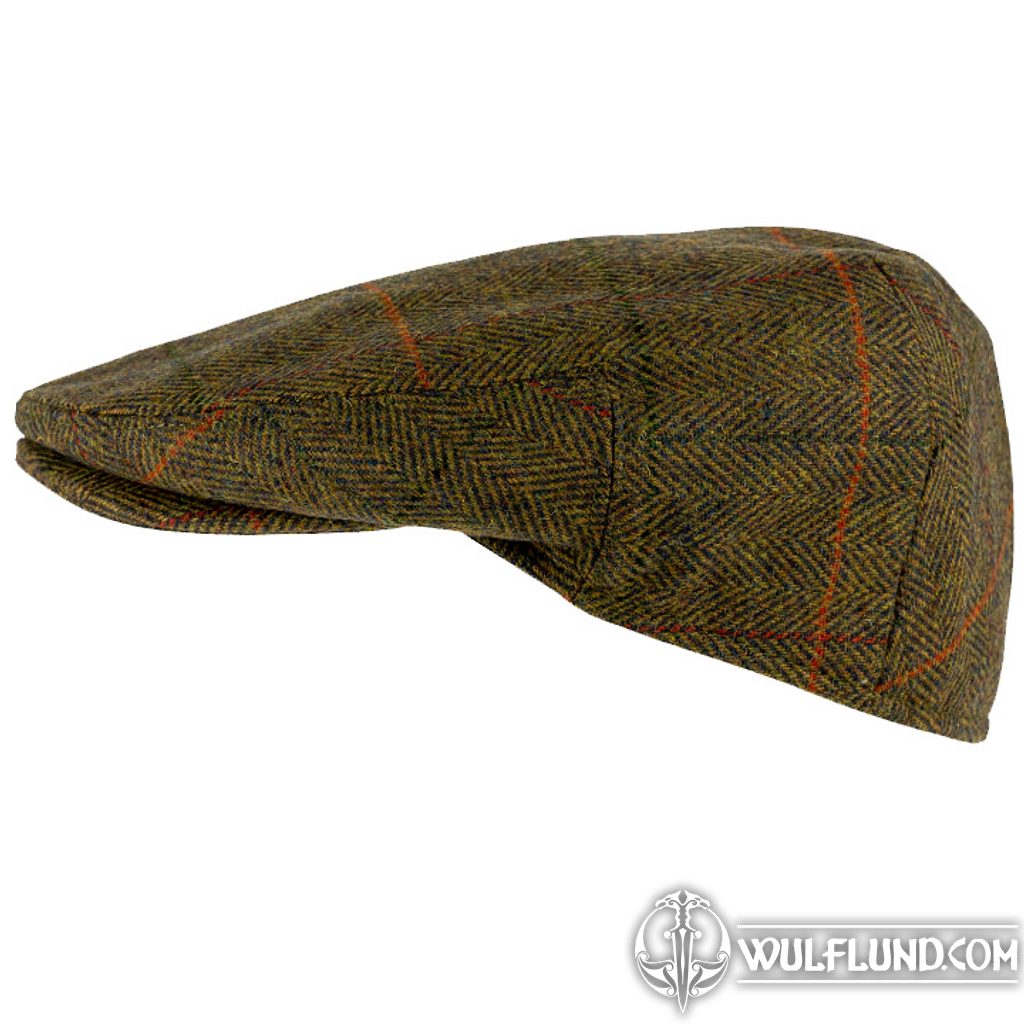 English Wool Blend Flat Cap Tweed Brown caps, hats from Ireland Woolen  products, Ireland - wulflund.com