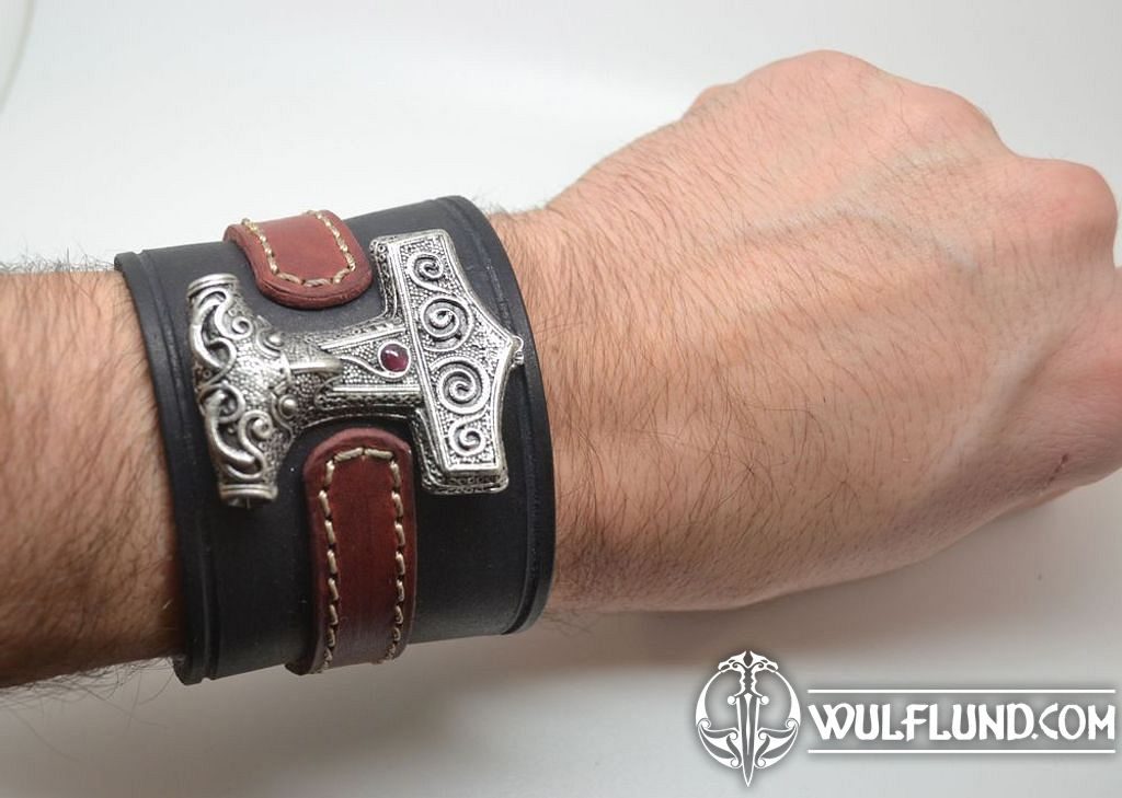 Viking Leather Bracelets - wulflund.com