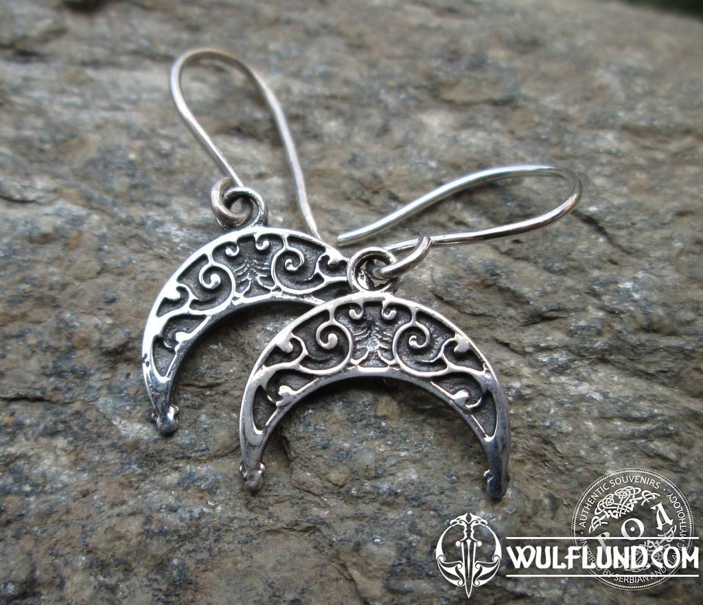 LUNICA, silver earrings - wulflund.com