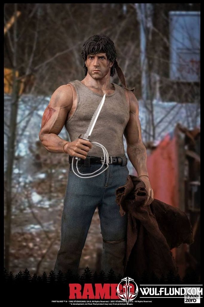 Rambo: First Blood Action Figure 1/6 John Rambo 30 cm Rambo Produits sous  licence – Films, jeux, séries Nous faisons revivre l'histoire !