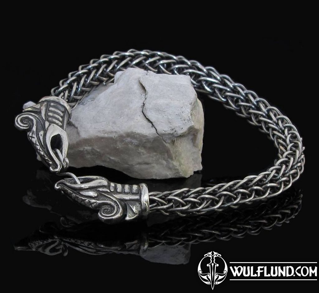 Dreki Viking Dragon Bracelet Wulflund Com