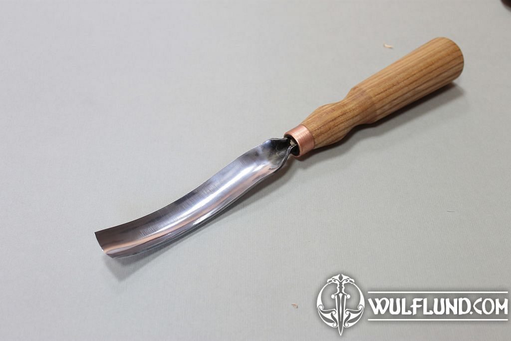 Full-Size Long Bent Gouge Sweep 7L (22mm) forged carving chisels Bushcraft,  Living History, Crafts - wulflund.com